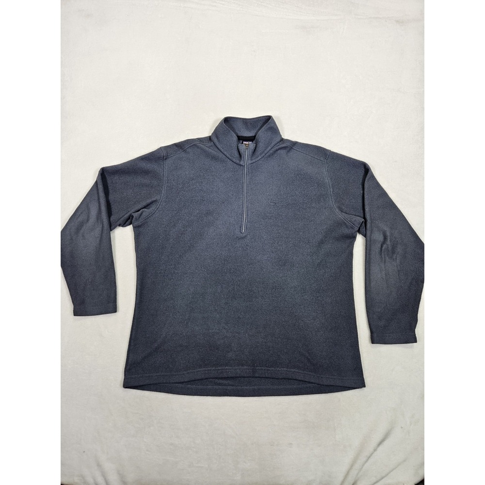 Patagonia Shirt Mens XL Blue Capilene Midweight‎ 1/4 Zip Neck Base Layer Hiking